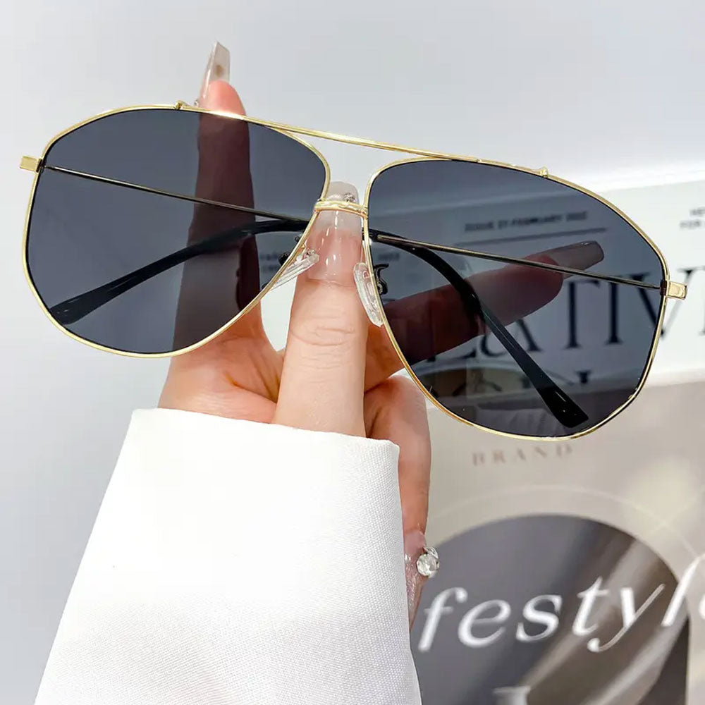 🌟🌈 Vintage Fashionable All-match Tinted Lens Aviator Sunglasses for Everyday Use🔥-TJY
