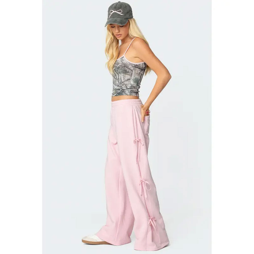 🔥Last Day 49% OFF - Claudette Baggy Ribbon Sweatpants - TJY