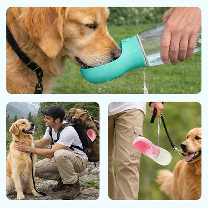 🥳2026 HOT SALE🥳💞50K+ SOLD!✨Personalized Custom Pet Water Bottle With Drinking Feeder-#YUN7