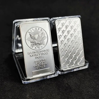 🔥🪙【Last 8 Sets!!!】🔥250th Anniversary America New Year Special🔥10 oz Silver Bar (1985/Vintage/Struck)-XA