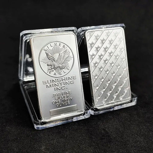 🔥🪙【Last 8 Sets!!!】🔥250th Anniversary America New Year Special🔥10 oz Silver Bar (1985/Vintage/Struck)-XA