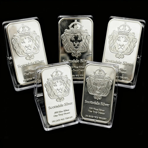 🔥Last Day Flash Sale!!️ | Lion Crown shaped 1 oz Silver Bar-923