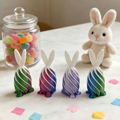 🐰🐣Easter Exclusive Blind Box-Spiral Unzip Rabbit Egg Toy✨ Dispatched in Random Colors-ABB8