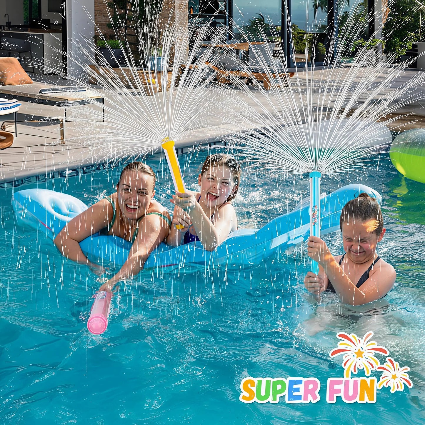 🥳2026 HOT SALE🥳💞Fireworks Water Gun,Perfect for beach, pool or bath,Lightweight & ergonomic-ABB8