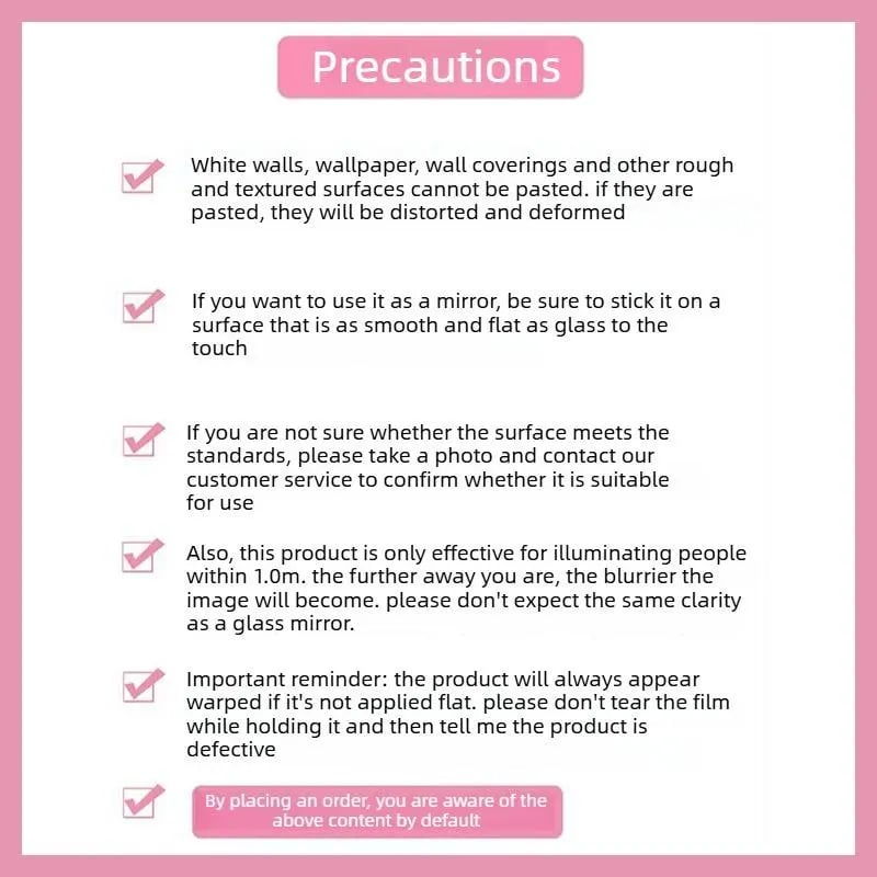 Self-Adhesive Mirror Sticker With Backing Tape, 20 × 40 inch-GD