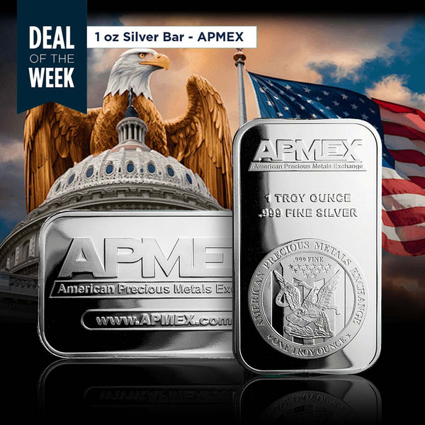 🏦Last Day 60% OFF🔥🦅APMEX 1 oz .999 Fine Silver Bar – American Eagle Heritage for Collectors-ABB8