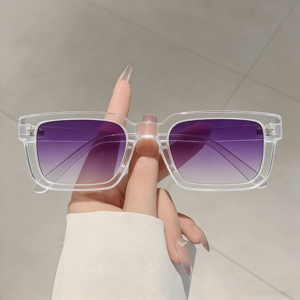 🌟🌈 Vintage Rectangle Frame Sunglasses for Men & Women – Retro Fashion Sun Glasses with UV400 Protection Luxury Design Eyewear🔥-TJY