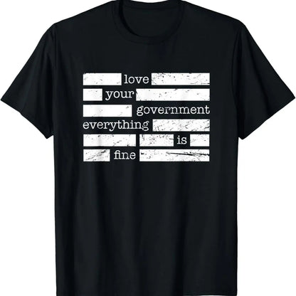 ✨A brand new limited edition ✨"All's Well. Trust Your Government. Deep Government Conspiracy Theory" T-shirt, a must-have gift, suitable for both men and women-TJY