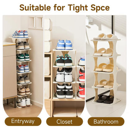 🥿3/4/5-layer vertical detachable shoe storage rack 1 modern shoe rack shoe cabinet gift storage rack home storage rack home storage supplies-W18