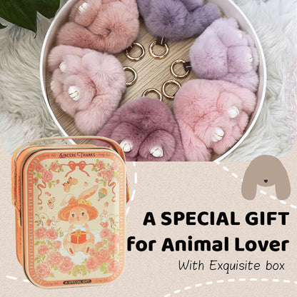 🐰Easter Early Bird Special 40% OFF🌸Handcrafted Soft Bunny Charm: Adorable Plush Rabbit Toy Keychain-923