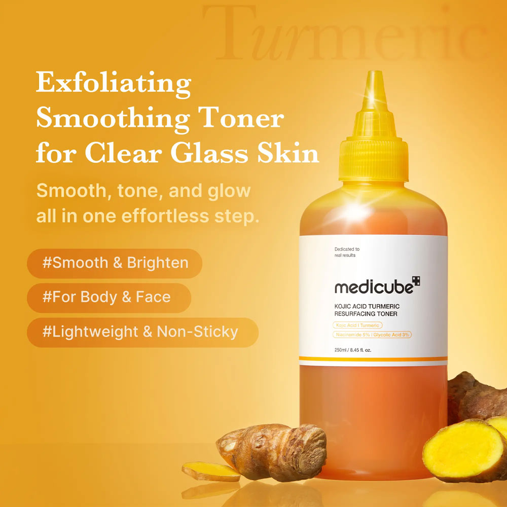 ⚡️Kojic Acid Turmeric Power Duo for Face & body | Ideal for Troubled Skin & Use After Spot Care | Soothing & Calming with Kojic Acid, Turmeric, Niacinamide-TJY