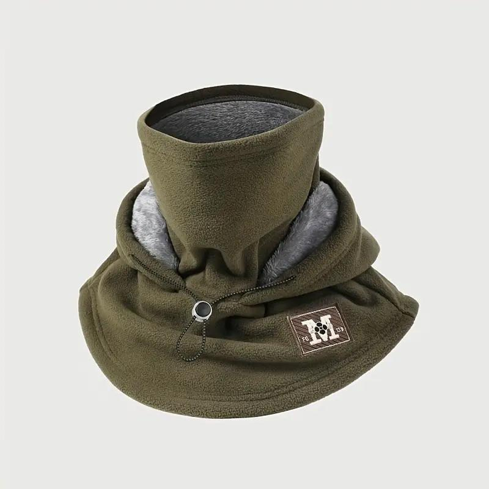 🔥One-piece flannel warm mask hat🏆outdoor cycling windproof and cold autumn and winter style, warm hat with neck mask-TJY