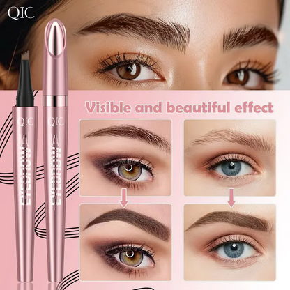 🔥Save Up To 56% Today🔥Waterproof Micro-Fork Eyebrow Pencil, Long-Lasting Brow Pen for Natural Hair-Like Strokes-923
