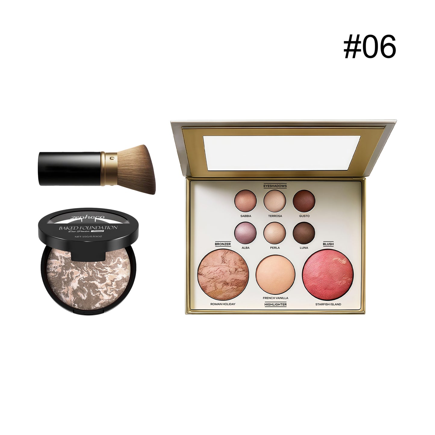 🔥LAST DAY 60% OFF -Baked Starter Kit - Tuscan Dreams includes Baked Multicolor Eyeshadow Palette-H1