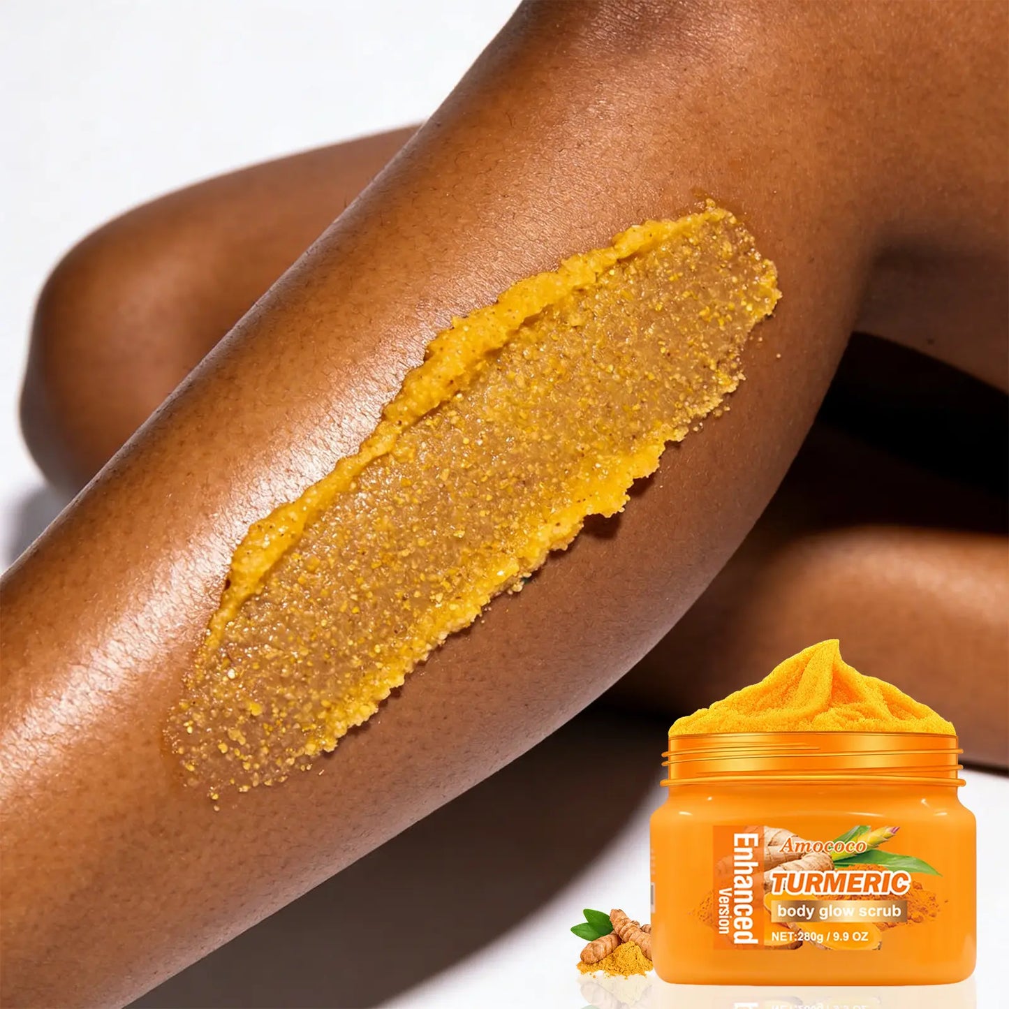 🌿Turmeric & Vitamin C Exfoliating Body Scrub🧴✨ -H1