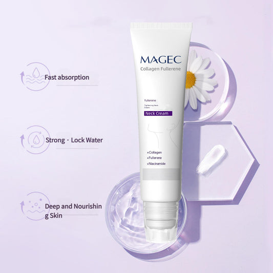 💰🔥Buy 1 Get 1 Free🎁Collagen Fullerene Tightening Neck Cream-Reduces Wrinkles and Double Chin,Five Rollers for All Around Massage-ABB8(Y)