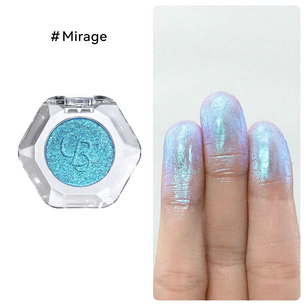 🔥Save Up To 56% Today🔥single multi-chrome eyeshadows, sparkly shimmer glitter eyeshadow, iridescent shimmer, talc free, holographic ,color-shifting, metallic iridescent shimmer shadow duochrome-TJY