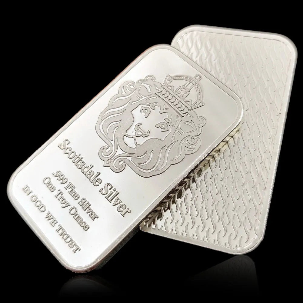 🔥Last Day Flash Sale!!️ | Lion Crown shaped 1 oz Silver Bar-923