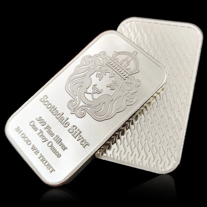 🔥Last Day Flash Sale!!️ | Lion Crown shaped 1 oz Silver Bar-923