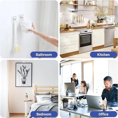 🔥Adhesive Frame Hooks Wall Mount Self-Adhesive Hooks Suitable for Bathroom and Kitchen Decoration-TJY