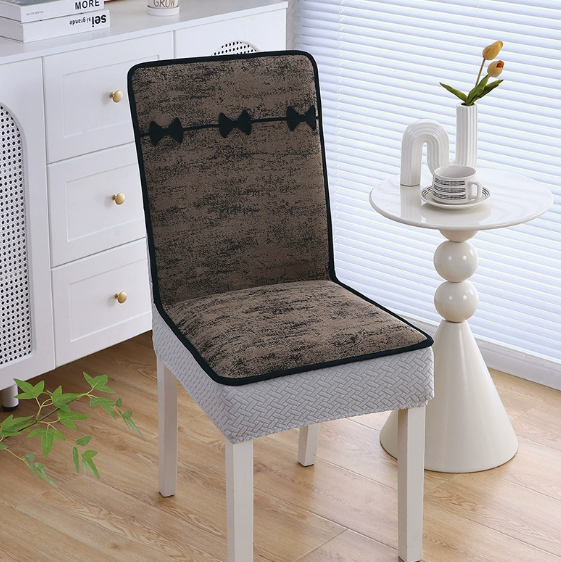 🔥2026 New Year Sale- 80% OFF🏠-Milk Silk Elastic Chair Covers,Contemporary Style, Suitable for Kitchen Dining Living Room-H1