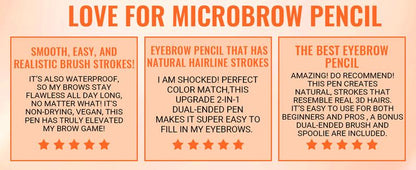🎁Dual-Ended Eyeliner🎉2-in-1 Eyebrow Pencil with Waterproof Microblading-ABB8