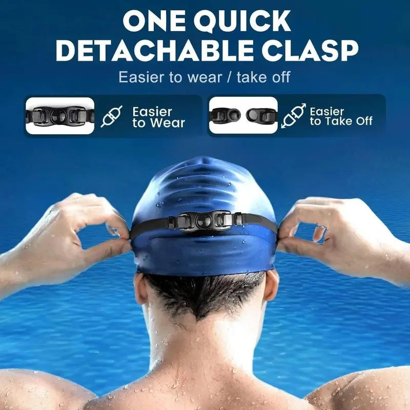 🔥Hot Sale!!🔥Swimming Goggles 1pc No Leaking Swim Glasses for Men Women Youth, Wide View Anti Fog Uv Swimming Goggles, Swimming Accessories, Swim Kit, Diving Swimming Goggles, Outdoor Swimming Goggles-TJY
