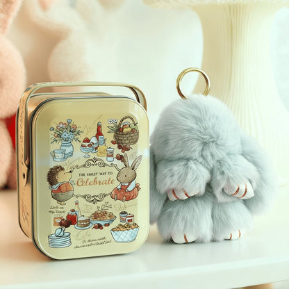 🐰Easter Early Bird Special 40% OFF🌸Handcrafted Soft Bunny Charm: Adorable Plush Rabbit Toy Keychain-923