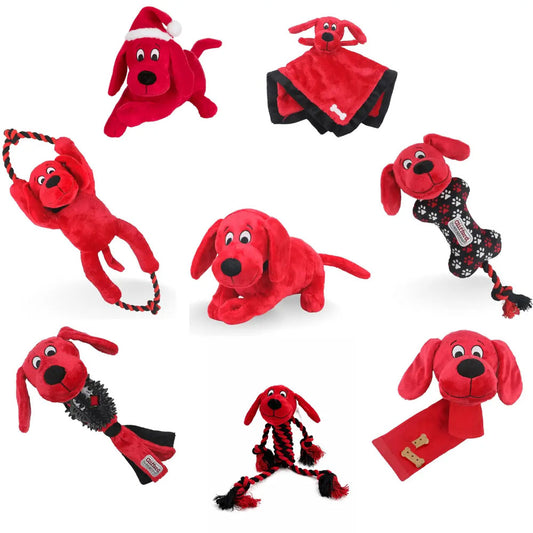 🔥Large Dog Toy🔥Plush Squeaky Toy for Large Breeds, Crinkle Stuffed Animal for Puppies, Cute Indoor Chew for Medium & Small Dogs-TJY