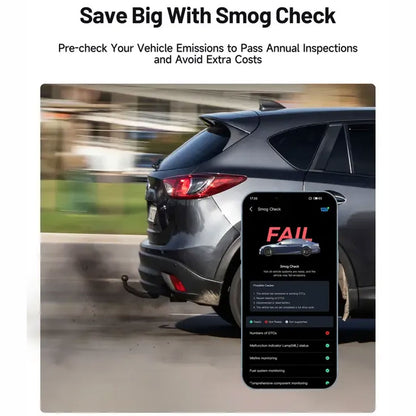 🔥 CarPal OBD2 Scanner🔥Automotive Bluetooth Scanner, All System Diagnostic Tool foriOS & Android, Vehicle Health Check 6 Maintenance Services, Smog Check, Repair Guide,Performance Test-TJY