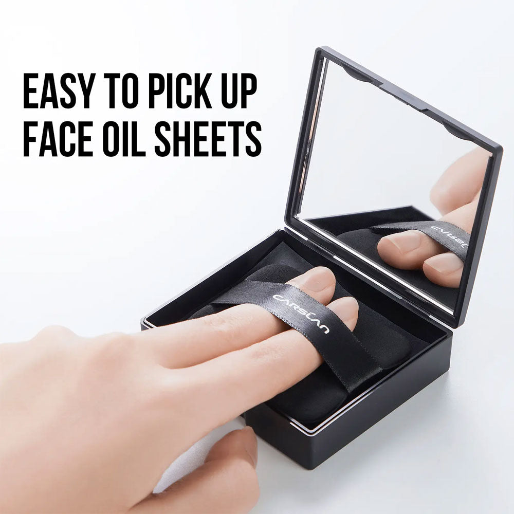 👑Hot Sale 49% OFF🏆Magnet Oil Blotting Setting Sheet With Powder More Control Oil Keep Fresh 2 IN 1 Blotting Sheet-TJY