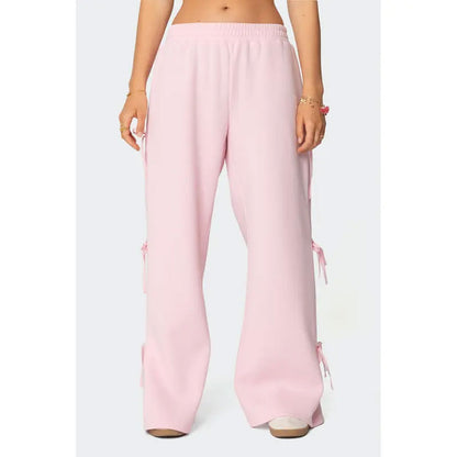 🔥Last Day 49% OFF - Claudette Baggy Ribbon Sweatpants - TJY