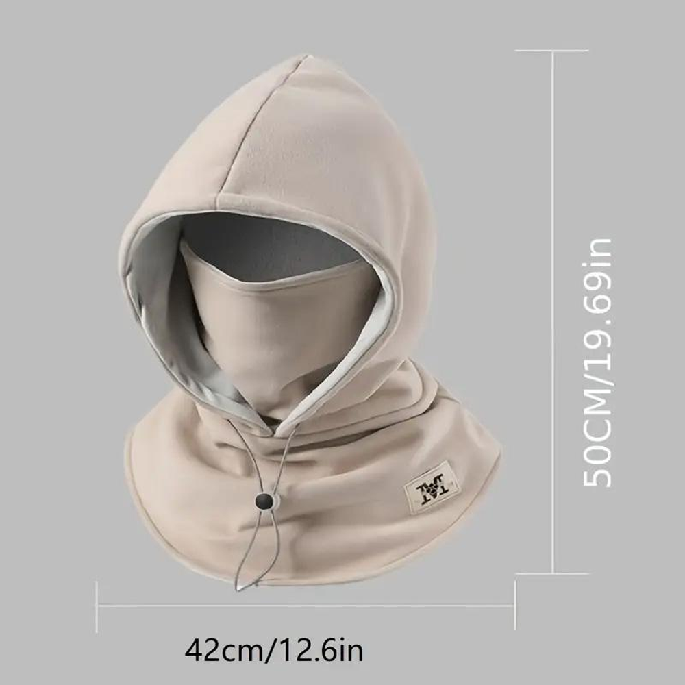 🔥One-piece flannel warm mask hat🏆outdoor cycling windproof and cold autumn and winter style, warm hat with neck mask-TJY