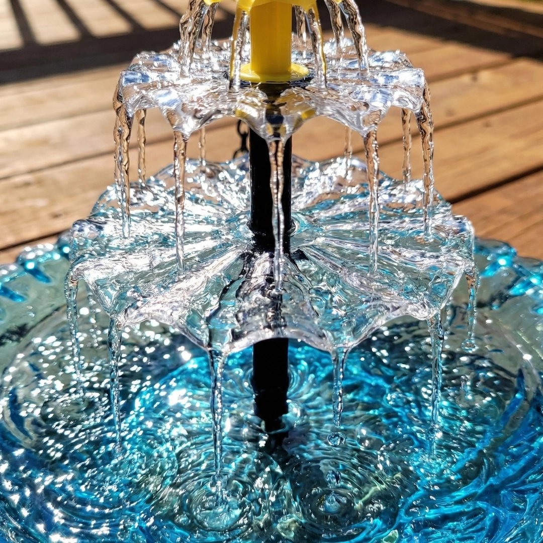 ✨2026 Spring special offer 70% off-🐦Solar Cascade Hanging Bird Bath Fountain-ABB8
