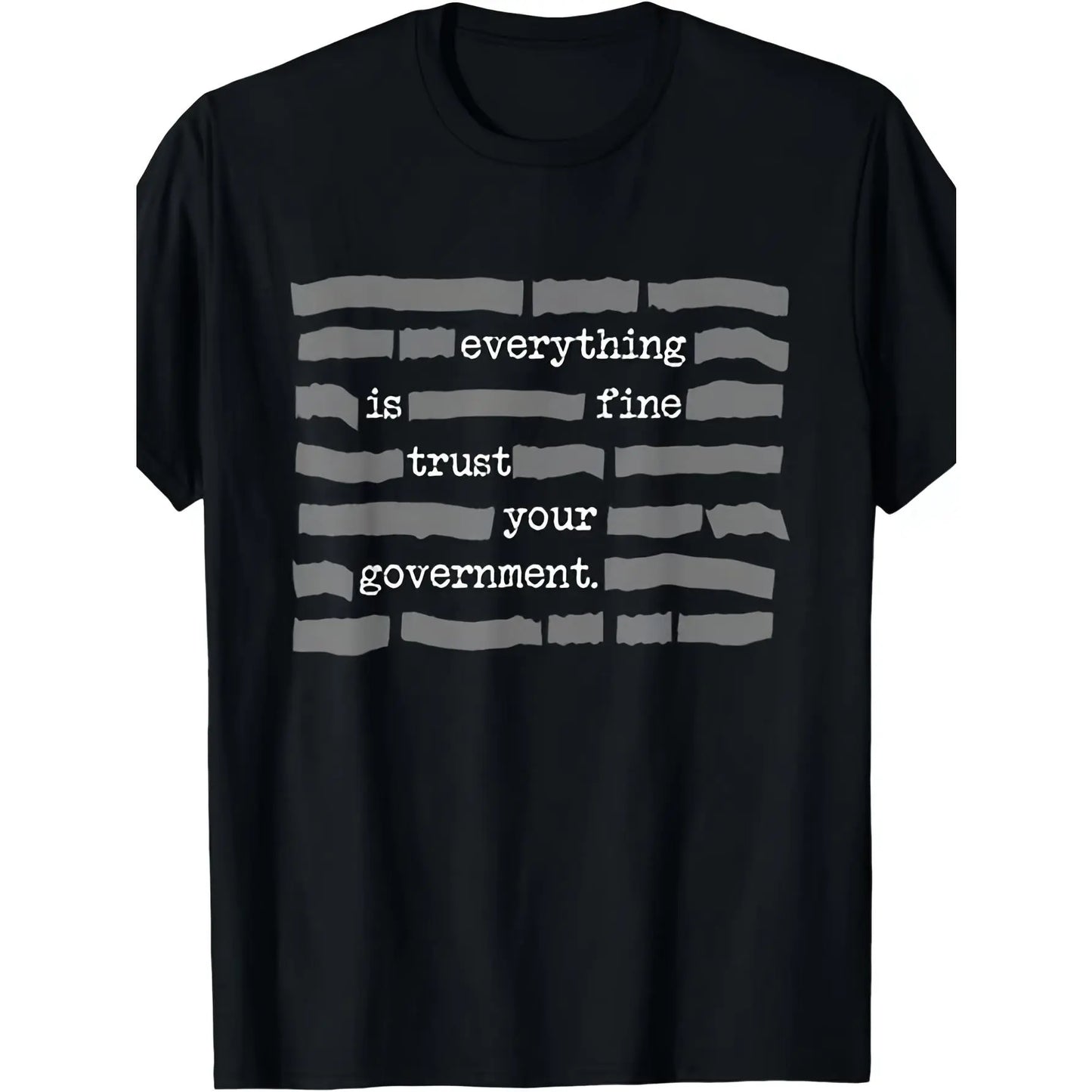 ✨A brand new limited edition ✨"All's Well. Trust Your Government. Deep Government Conspiracy Theory" T-shirt, a must-have gift, suitable for both men and women-TJY