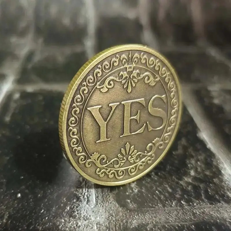 🔥🪙【Last Day 49% OFF】🔥Yes No Decision Maker Lucky Coin⚡1 Count Double-sided Commemorative Coin-TJY