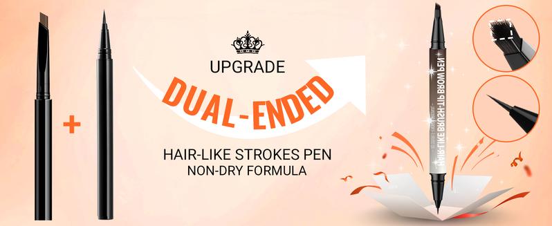 🎁Dual-Ended Eyeliner🎉2-in-1 Eyebrow Pencil with Waterproof Microblading-ABB8
