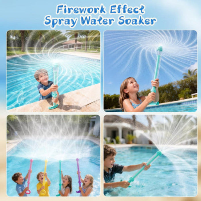 🥳2026 HOT SALE🥳💞Fireworks Water Gun,Perfect for beach, pool or bath,Lightweight & ergonomic-ABB8