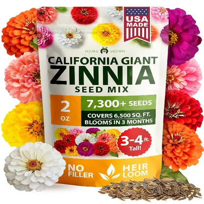 🌸 Spring flowers are preferred🌿Zinnia Seeds - Pure Seeds - No Filler - USA Heirloom Flower Seeds-TJY