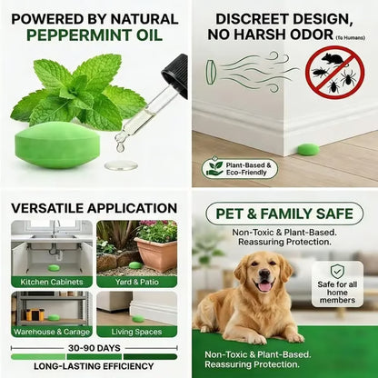 🔥12 - Pack Popular Natural Rodent Repellent Balls🐀 Infused with peppermint and lemon oil these balls effectively deter squirrels rats spiders and other pests-W18