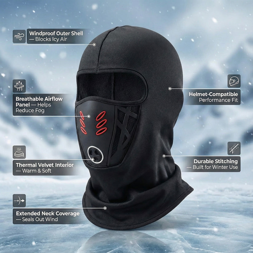 🔥Winter Rider Warm Anti-Haze Balaclava Full Face Mask - A926