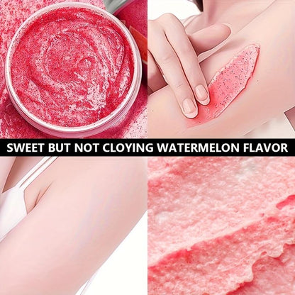 🎁Sweet Watermelon Scrub Cream🍉 - Fresh FruitScented Brightening Essence Self Care Kit for Radiant Skin-ABB8