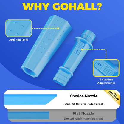 🎁Dryer Vent Cleaner Kit 2 Pieces 🌟 Compatible with Most Vacuum Cleaners Lint Brush & Hose Attachment with Stretch Universal Connector Quick Lint Remover for Deep Cleaning Machine-TJY