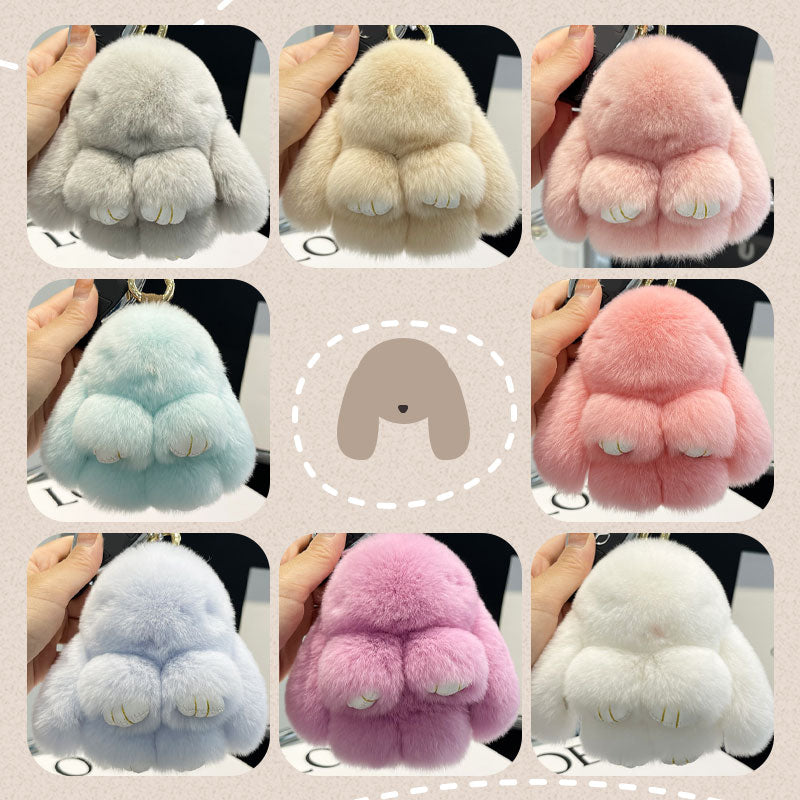 🐰Easter Early Bird Special 40% OFF🌸Handcrafted Soft Bunny Charm: Adorable Plush Rabbit Toy Keychain-923