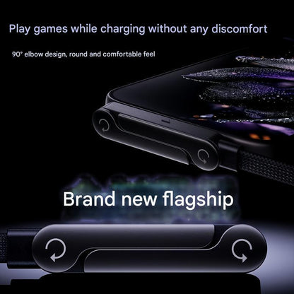 ⚡Official Authorized | MFi-Certified Cables🔥 2-in-1 Invisible Holder Charger Cable - 240W Fast Charging Cord with Built-In Phone Stand-XA