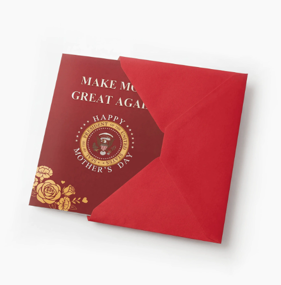 Trump Talking Mothers Day Card 5x7 Greeting Card Funny Built in Audio Message Premium Quality-H1