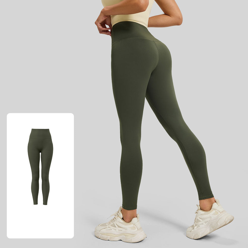 🏆Flash Sale 50K+ SOLD!🔥 Seamless Flow High Waisted Tummy Control Butt Lifting Yoga Leggings No Pockets-TJY