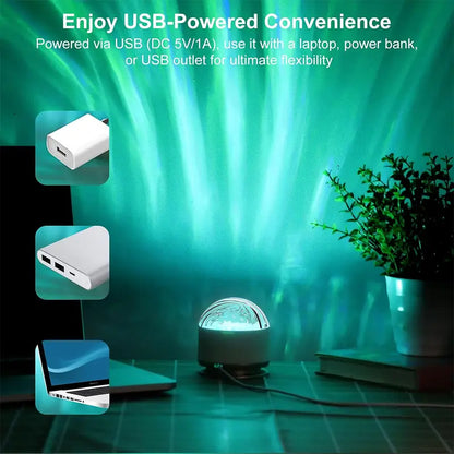 🔥Last Day 60% OFF👑16 Color Star Projector Light with Music Rhythm, Ocean Wave & 3D Water Ripple Effects, Romantic Night Light-TJY