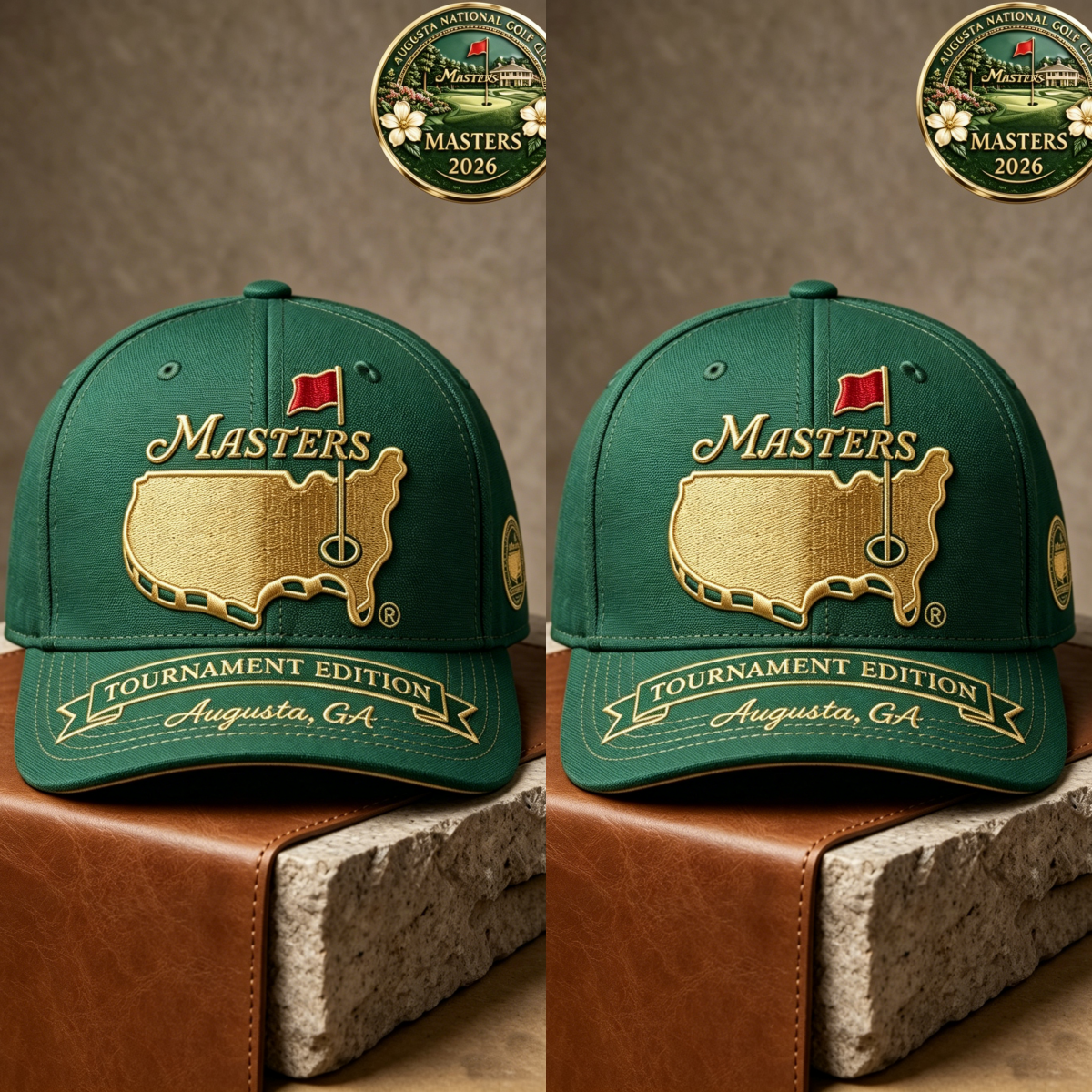 ⛳ LAST DAY 50% OFF🔥LIMITED EDITION-Masters Tournament Edition Structured Hat – Augusta National Official Style-ABB8