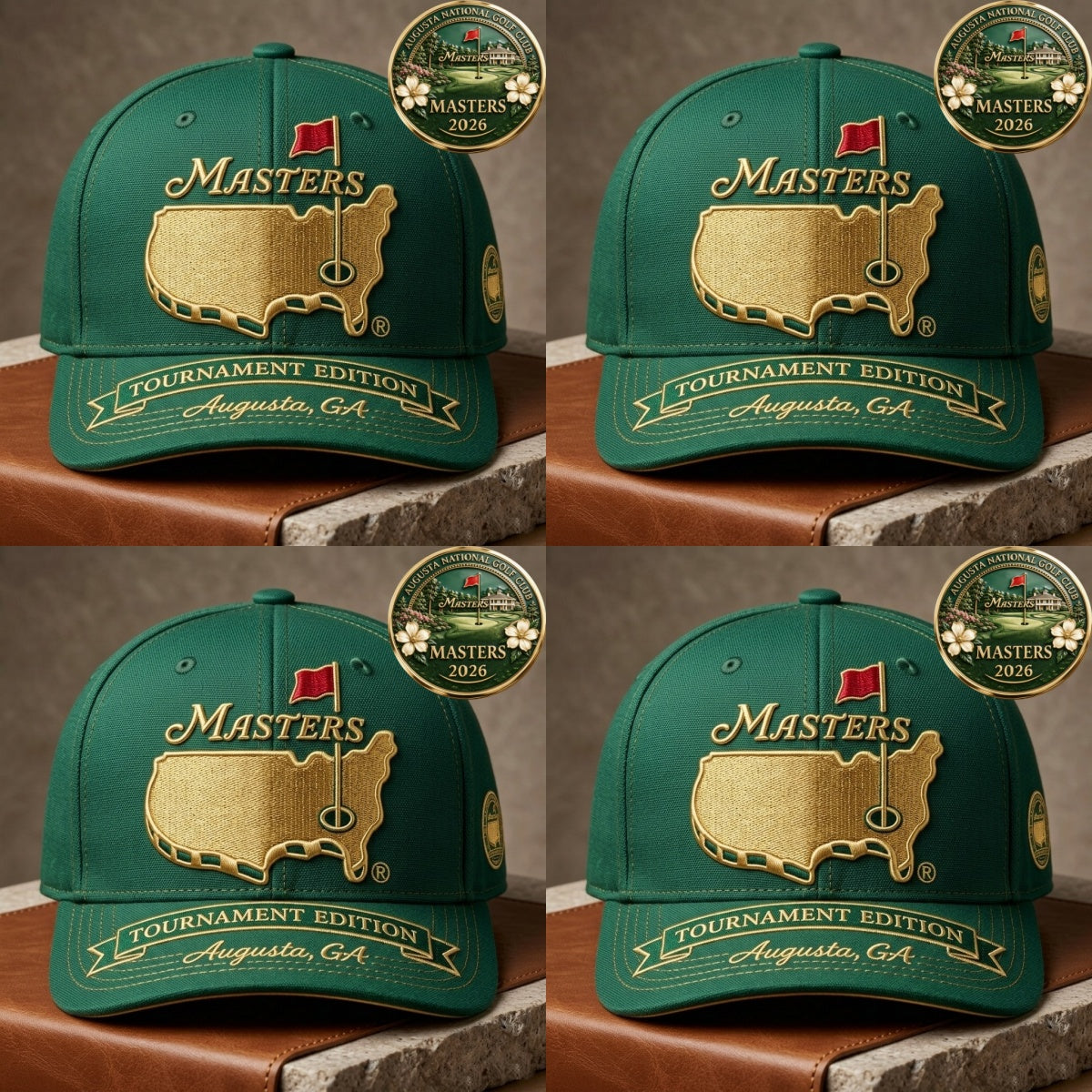 ⛳ LAST DAY 50% OFF🔥LIMITED EDITION-Masters Tournament Edition Structured Hat – Augusta National Official Style-ABB8